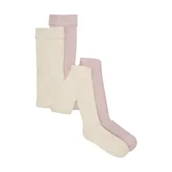 Strumpbyxor Rib 2-pack - Shell | Kläder - Strumpor & strumpbyxor - Strumpbyxor | BabyMode