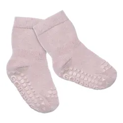 Halkstrumpor Terry Bomull - Woodrose | Kläder - Strumpor & strumpbyxor - Halkfria strumpor | BabyMode