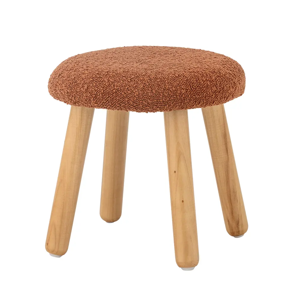 Bloomingville Mini Aksel Barnpall - Brun | Barnrum - Möbler - Bänkar & pallar | BabyMode