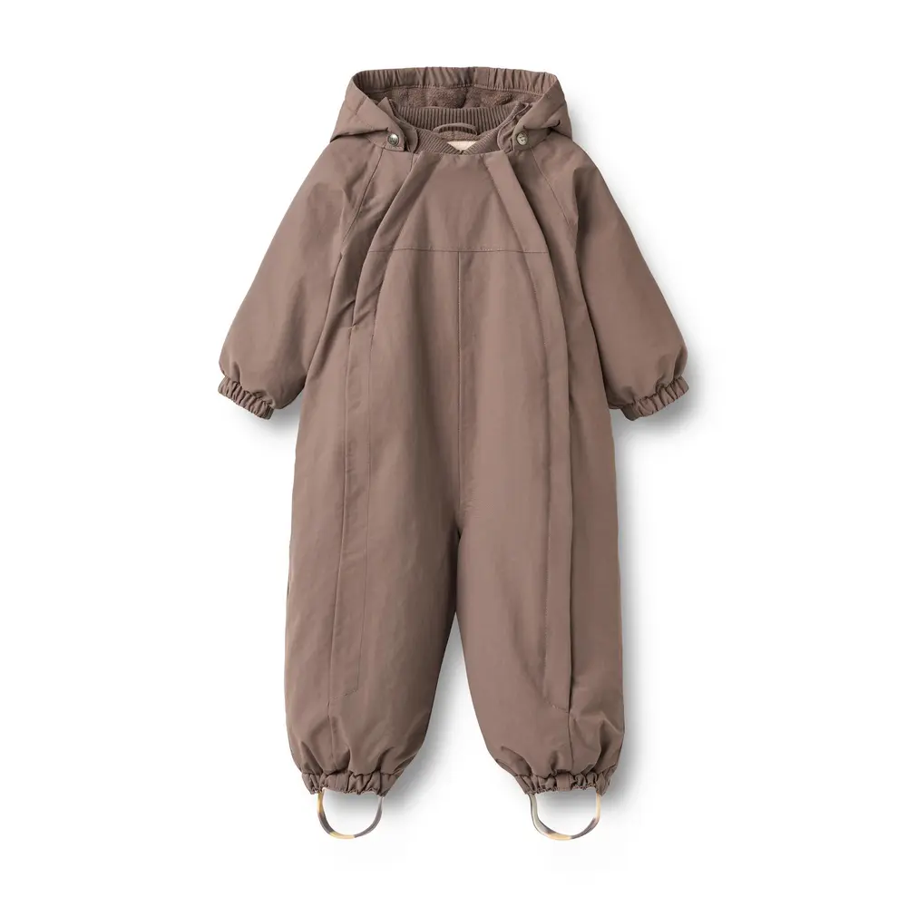 Wheat Adi Vinteroverall - Plum Truffle - 74