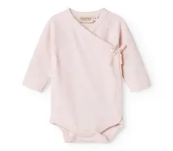 Långärmad Omlottbody Belita - Rosa | Kläder - Bodys & overaller - Omlottbody | BabyMode