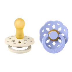 Napp Boheme 2Pk Latex Str 2 Ivory/Hush | Baby & Barn - Sköta - Nappar | BabyMode