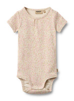 Linette Kortärmad Body - Coral Flowers