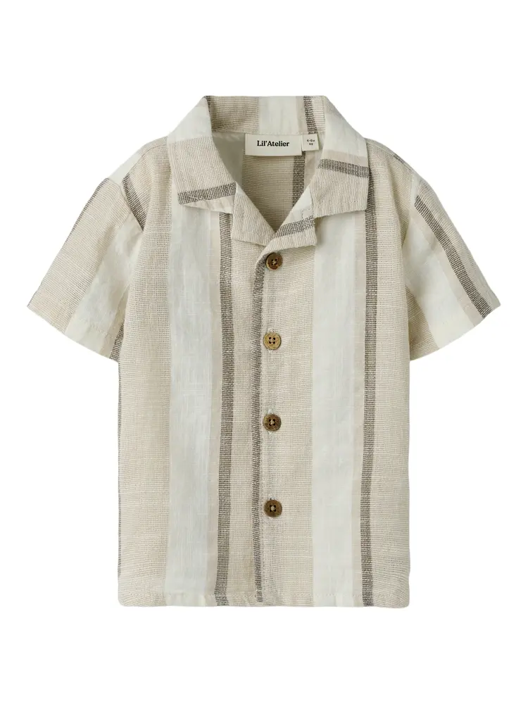 Fibert Skjorta - Coconut Milk - 80 | Barnkläder - Toppar - Skjortor - Skjortor | BabyMode