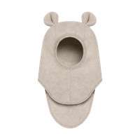 Huttelihut Ull Fleece Balaclava M. Öra - Camel Melange