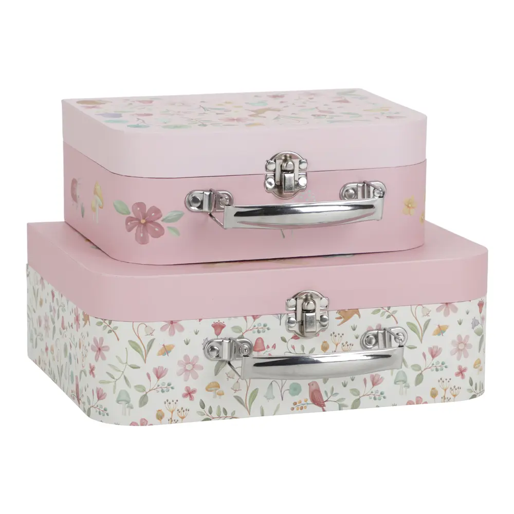 Resväska Set 2-Pack Forest Friends - Rosa | Leksaker - Köksleksaker & hemmalek - Hem & yrkesleksaker | BabyMode