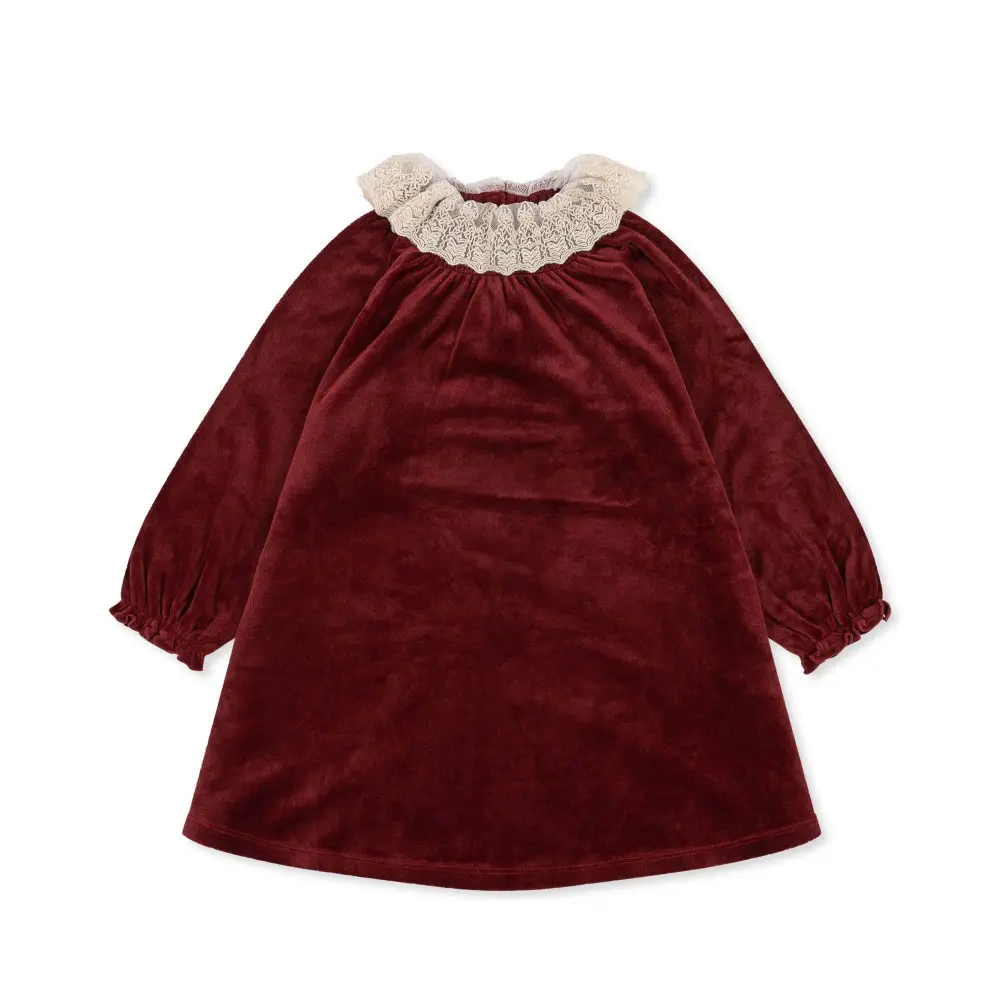 Venola Klänning - Red dahlia - 18 MDR. | Barnkläder - Temakläder - Julkläder | BabyMode