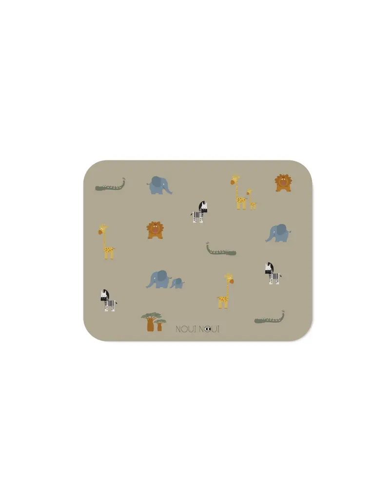 Bordsunderlägg - Safari Olive Grå | Baby & Barn - Äta - Barnserviser | BabyMode