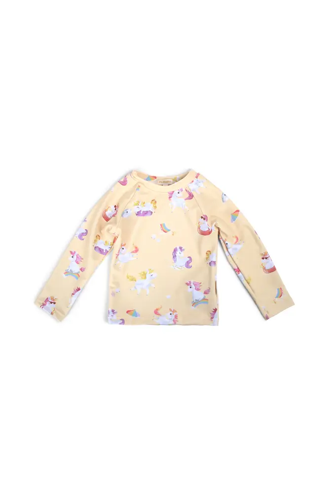 Filibabba Nor UV Badtröja - Yellow - 3-4 ÅR | Barnkläder - Badkläder - UV-badkläder | BabyMode