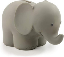 Spargris Elefant - Grå