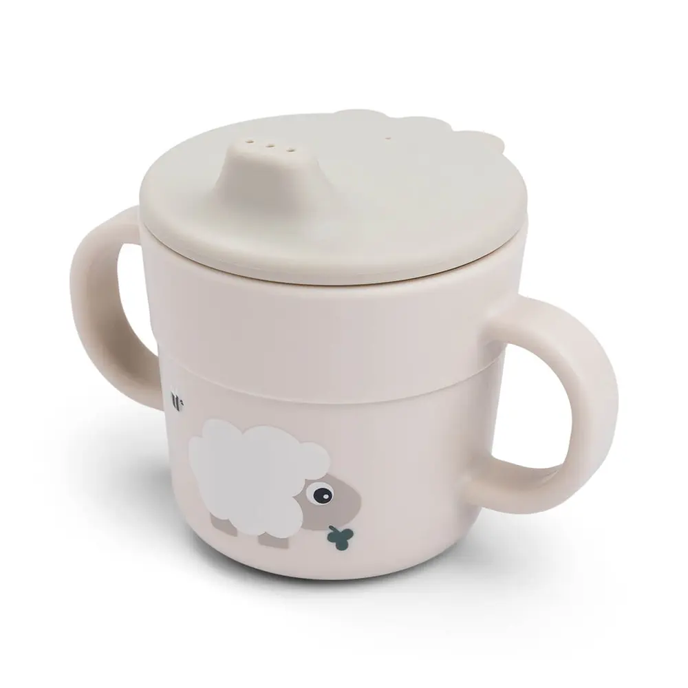 Done By Deer Foodie Pipmugg - Tiny Farm Sand | Baby & Barn - Äta - Träningsmuggar & flaskor | BabyMode