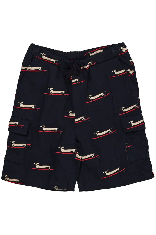 Twill shorts m. lomme - NAVYSTRIPE - 98 | Barnkläder - Underdelar - Shorts | BabyMode