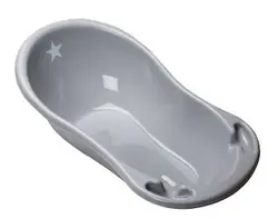 Badbalja Star Med Propp - Grå | Baby & Barn - Sköta - Badkar & badtillbehör | BabyMode