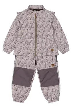 Termoset med Volang - Cloud Grey | Kläder - Ytterplagg - Termokläder | BabyMode