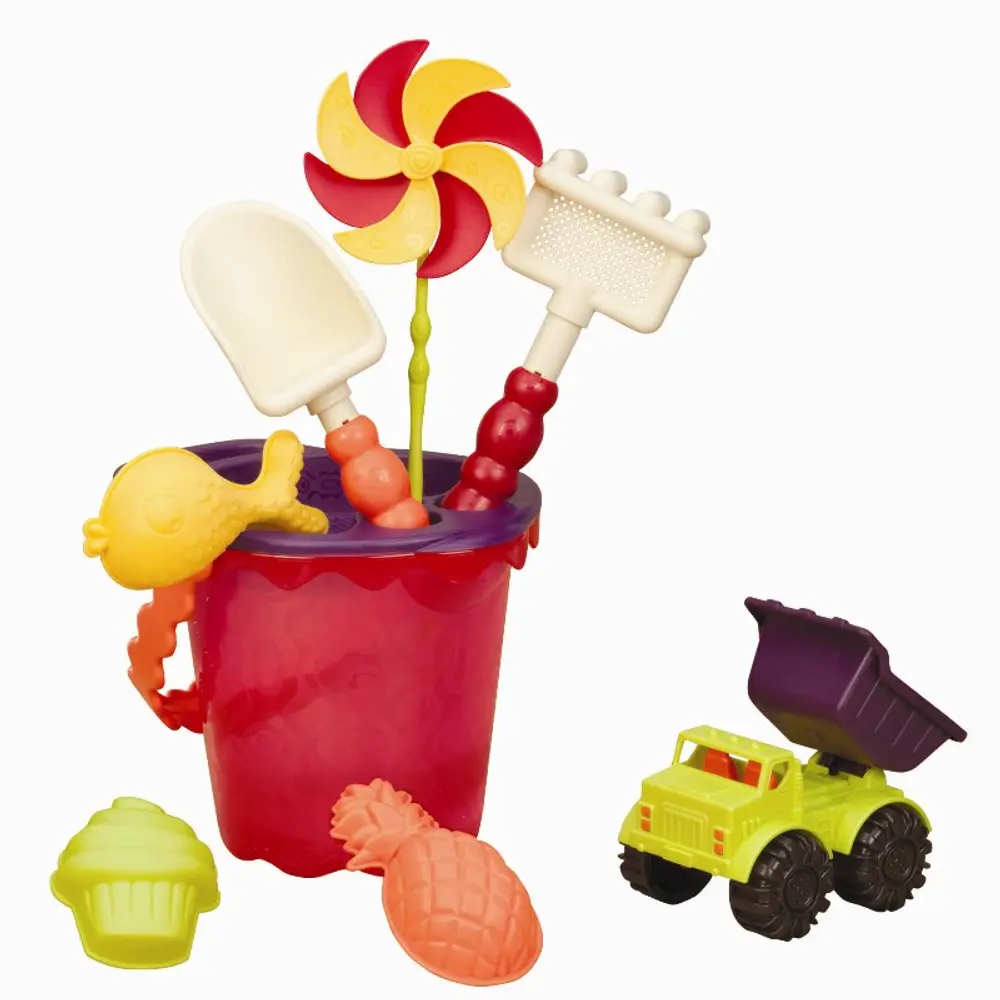 Sands Ahoy - Spandsæt - Rød | Leksaker - Utomhuslek - Trädgårdslek - Sandleksaker | BabyMode