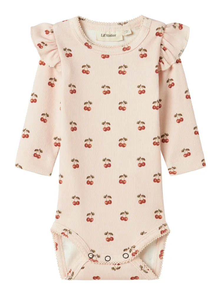 Långärmad Body Lavo Eve Slim - Silver Peo - 80 | Barnkläder - Bodys & overaller - Långärmad body | BabyMode