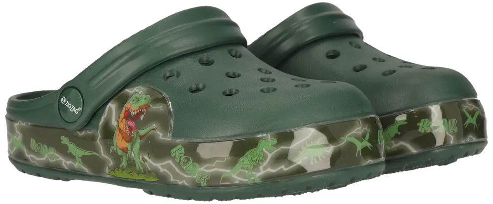Zig Zag Runix Sandal m. Ljus - Trekking Green - 24