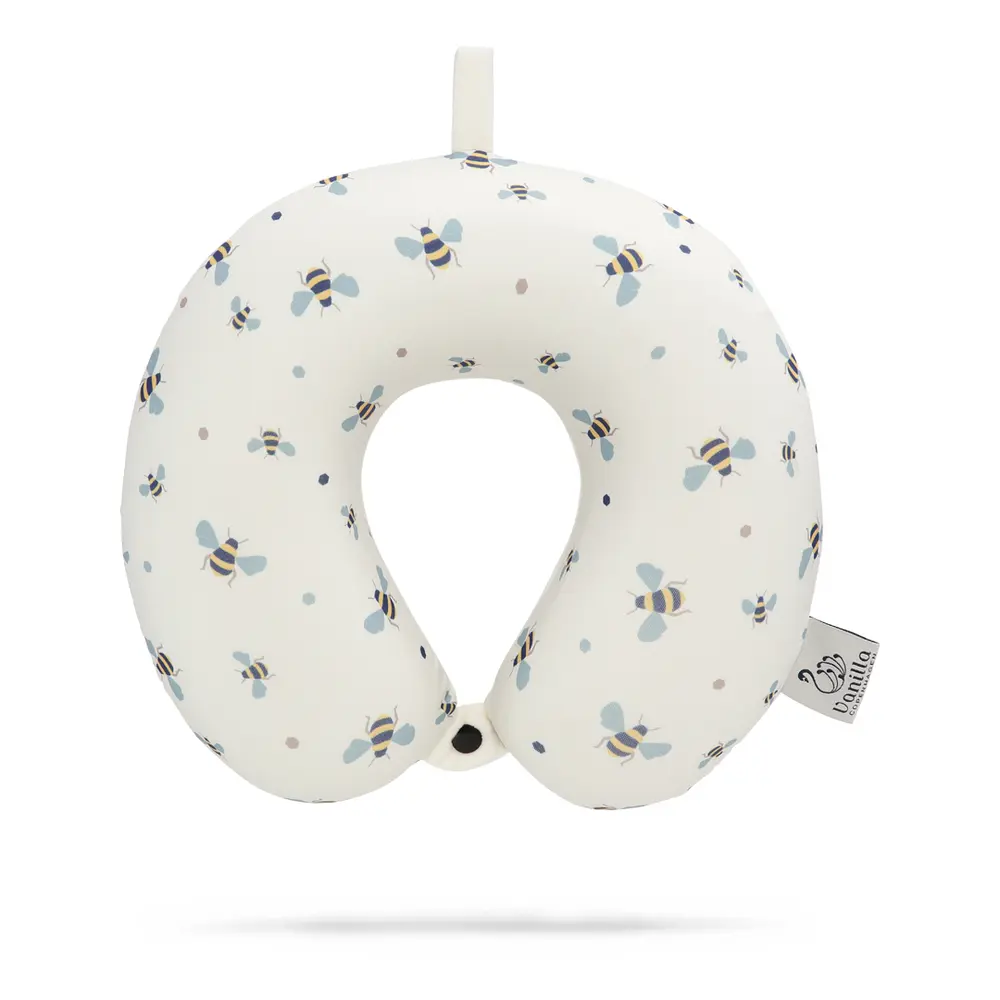 Vanilla Copenhagen Nackkudde - Honeybee Happy | Barnvagnar - Barnvagnstillbehör | BabyMode