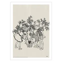 Affisch – Astrid Lindgren – Lotta-fågelbo 50x70 | Barnrum - Inredningsdetaljer - Affischer | BabyMode