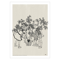 Affisch – Astrid Lindgren – Lotta-fågelbo 50x70