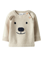 Ready Stickad Tröja - Peyote Melange