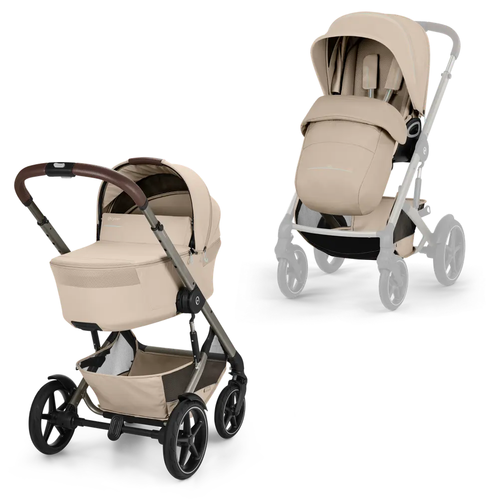 Cybex Talos S Lux Inkl. Hopfällbar Liggdel - Almond Beige