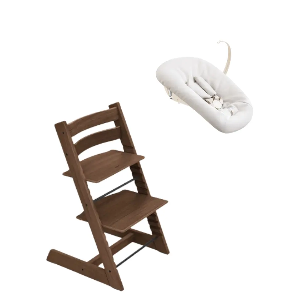 Stokke® Tripp Trapp Stol Oak Inkl. Förvaringslåda- Warm Brown