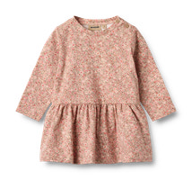 Bessie Jersey Klänning- Rose dust flower meadow