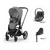 Priam Sittvagn + Cloud T + Basenhet T - Mirage Grey/Chrome Black PLUS