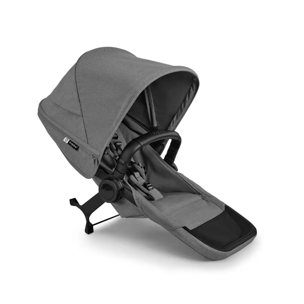 Bugaboo Donkey 6 Syskonsits - Moon Grey | Barnvagnar - Syskon- & tvillingvagnar - Tillbehör till syskonvagnar | BabyMode