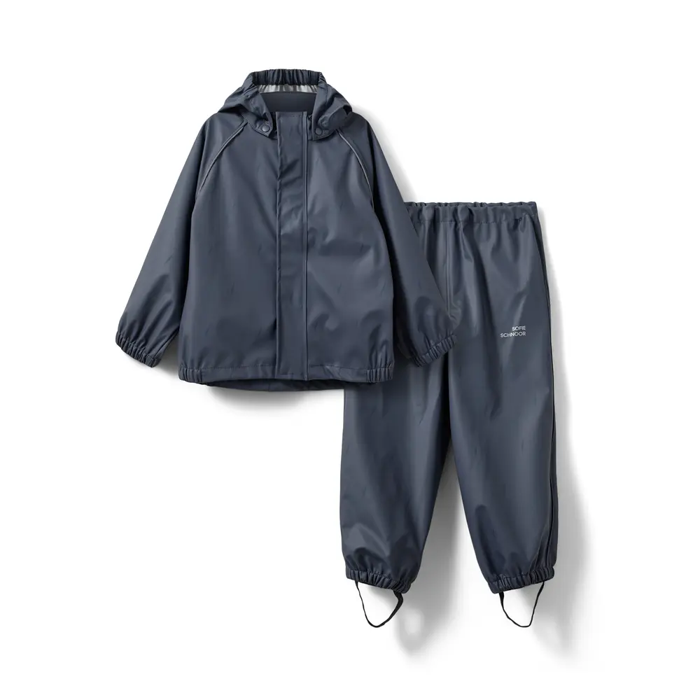 Benjamin Regnset - Navy Blue - 80 | Barnkläder - Ytterplagg - Regnkläder | BabyMode