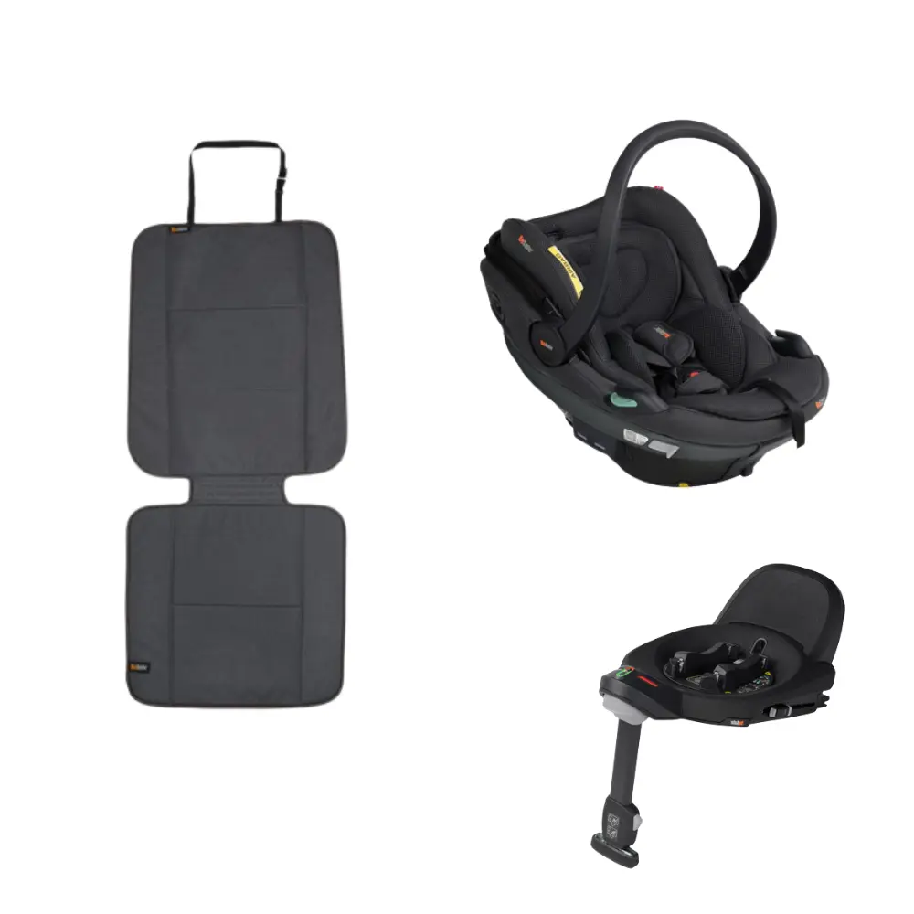 BeSafe Go Beyond² Babyskydd inkl. bas & sparkskydd - Anthracite Mesh | Bilbarnstolar - Bilstolspaket - Babyskydd med bas & tillbehör | BabyMode