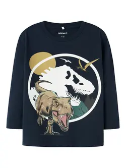 Ollo Jurassic Tröja - Navy Blazer | Kläder - Toppar - Blusar | BabyMode