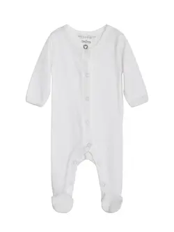 Nyfödd drakt - Off white | Kläder - Bodys & overaller - Jumpsuit med fot | BabyMode
