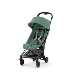 Coya Resevagn - Matte Black/Leaf Green | Barnvagnar - Resevagnar & sulkys | BabyMode