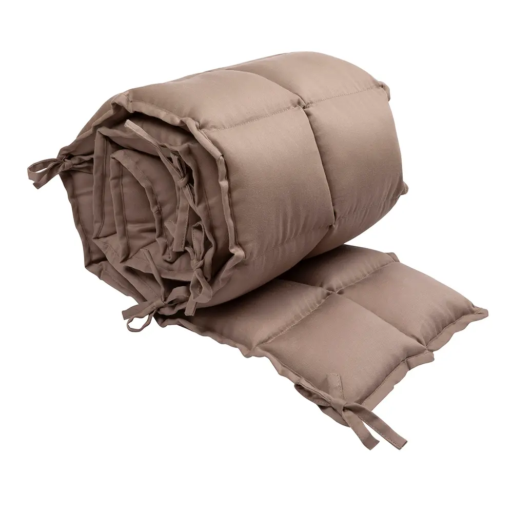Spjälsängskydd, Kapok, Valnöt, 360x28 cm | Barnrum - Textilier - Spjälsängsskydd | BabyMode