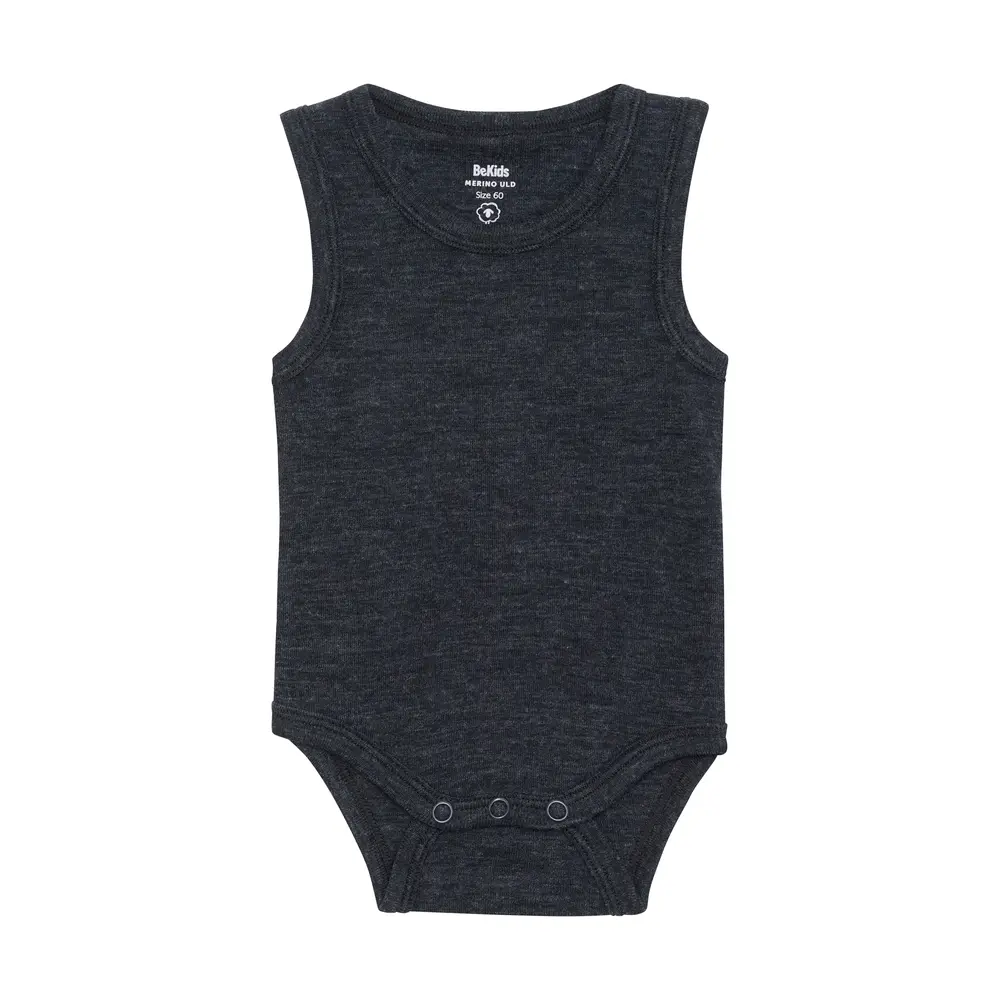Ullbody utan ärmar - Sky Captain - 60 | Barnkläder - Ull - Ullbodys | BabyMode