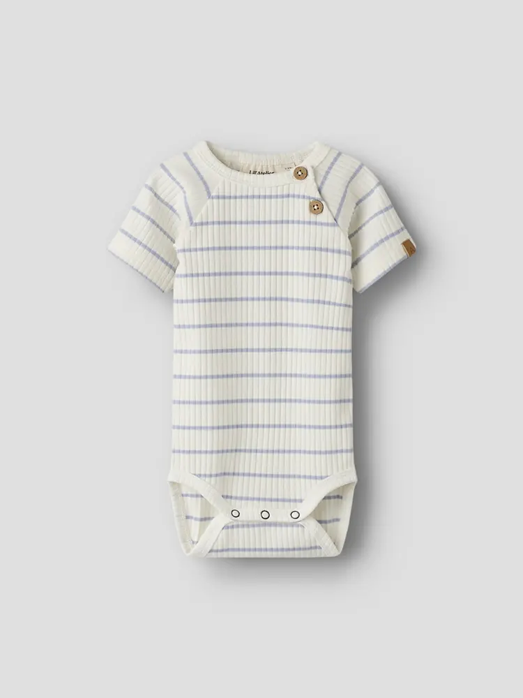 Kail Kortärmad Slim Body - Coconut Milk - 92 | Barnkläder - Bodys & overaller - Kortärmad body | BabyMode