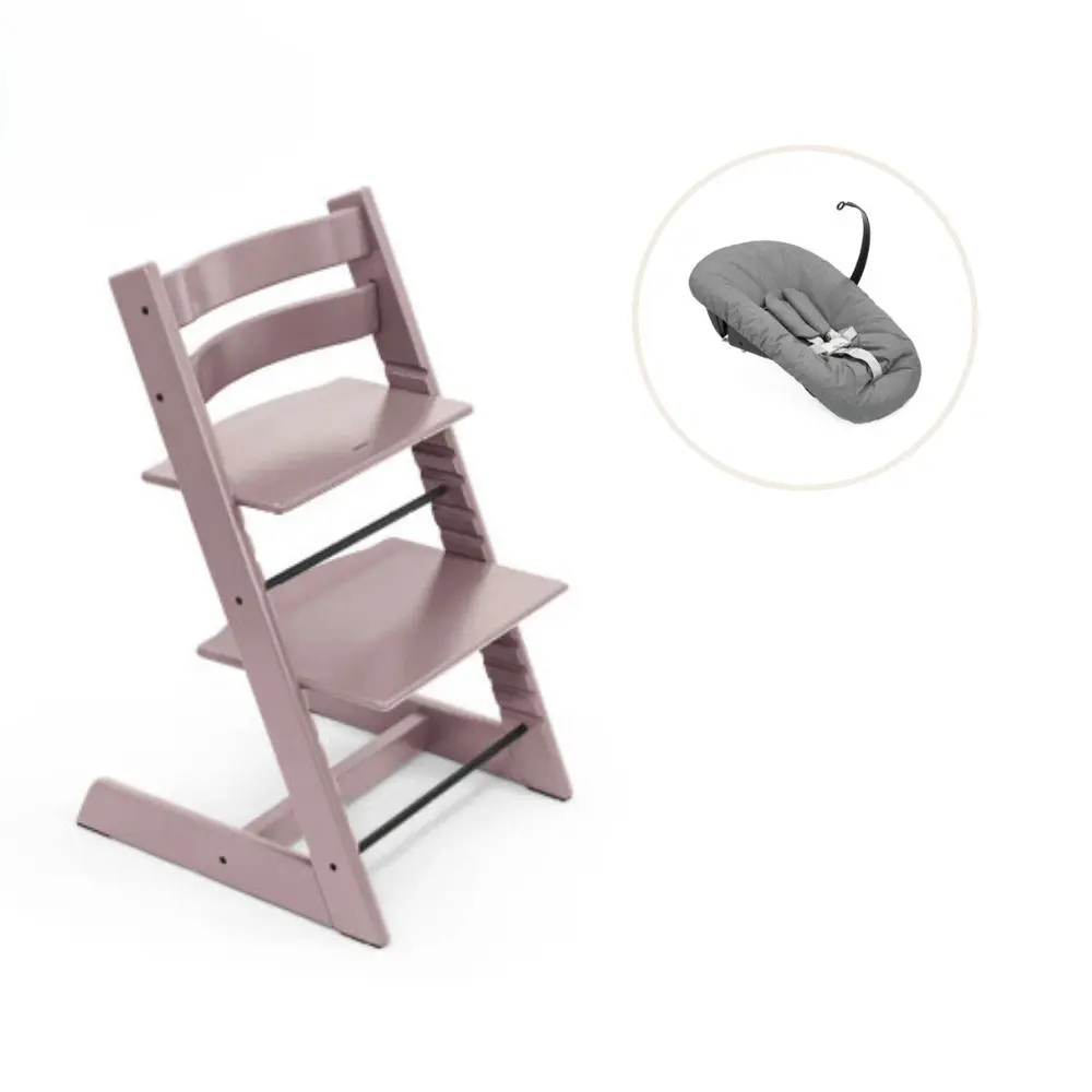 Stokke® Tripp Trapp Stol Bok Inkl. Newborn Set - Lila Lavendel | Baby & Barn - Äta - Barnstolar & tillbehör - Barnstolar med tillbehör | BabyMode
