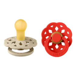 Napp Boheme 2-pack Latex 6-18 mån - Vanilla/Candy Apple | Baby & Barn - Sköta - Nappar | BabyMode