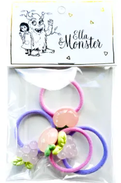 Hårsnoddar Grapes And Apples | Kläder - Temakläder - Festkläder & tillbehör - Håraccessoarer | BabyMode