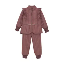 Termoset med Glitter - Rose Taupe | Kläder - Ytterplagg - Termokläder | BabyMode