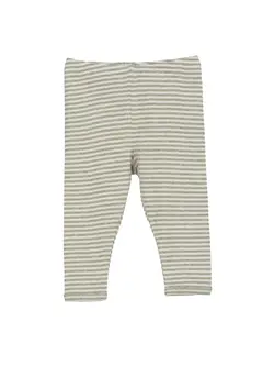 Leggings Randig - Sage/Eucalyptus | Kläder - Underdelar - Leggings | BabyMode