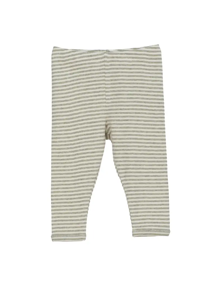 Leggings Randig - Sage/Eucalyptus - 92 / 24 MDR. | Barnkläder - Underdelar - Leggings | BabyMode