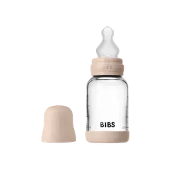 Nappflaska Glas Baby Silikon Slow Flow 120 ml - Blush | Baby & Barn - Äta - Nappflaskor | BabyMode