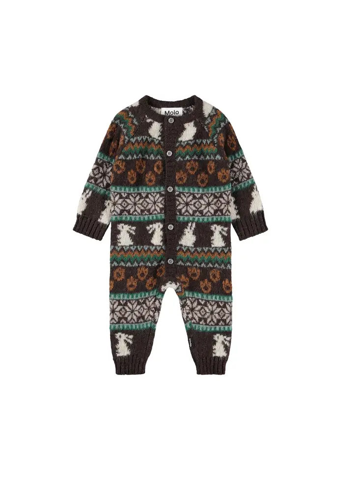 Molo Frej Jumpsuit - Mini Fair Isle - 80