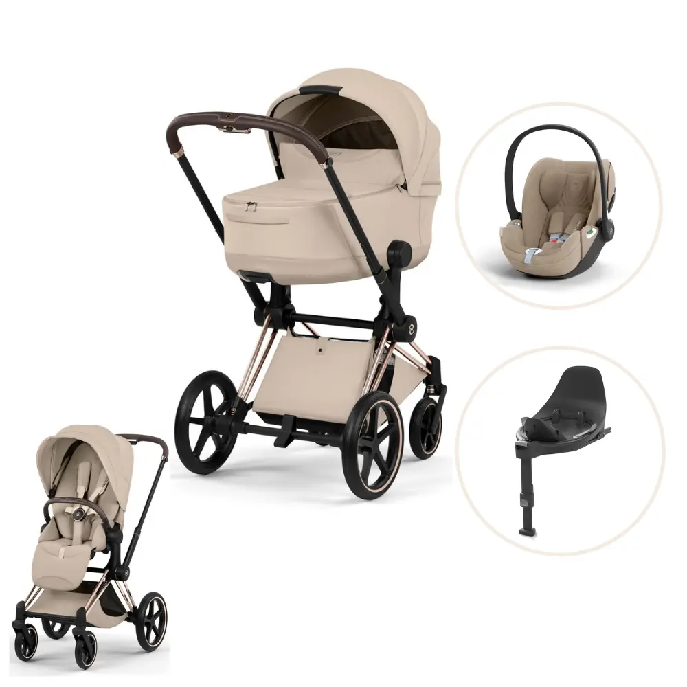 Cybex Priam Style Sittvagn - Peach Pink/Rosegold
