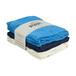 Muslinfilt 6-pack - Dark Navy | Barnrum - Textilier - Muslinfiltar | BabyMode