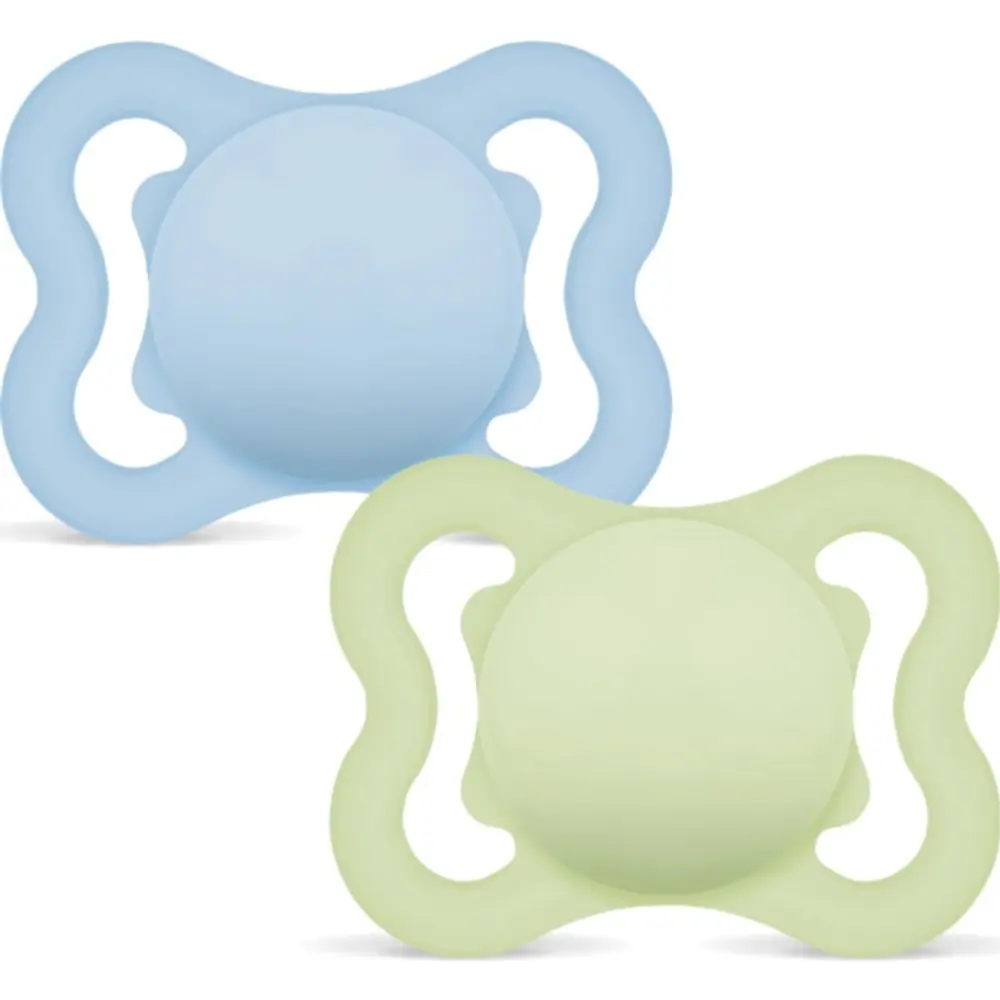 Air Silk Napp 0-6 mån 2-pack - Blue | Baby & Barn - Sköta - Nappar | BabyMode