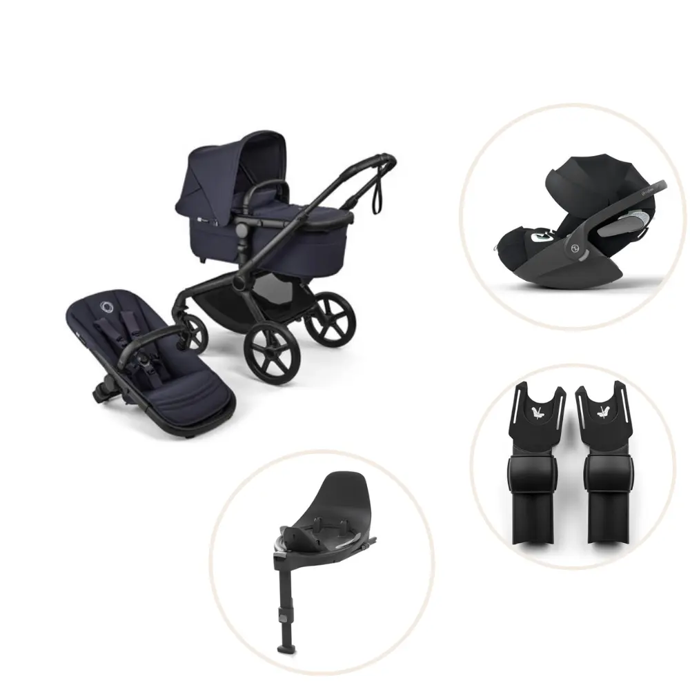 Bugaboo Fox 5 Renew Barnvagn - Deep Indigo/Black